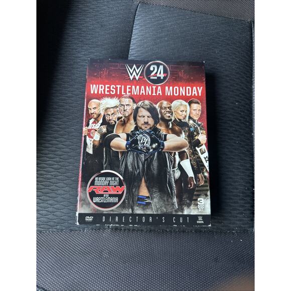 WWE 24: Wrestlemania Monday (DVD, 2017, 3-Disc Set) RAW After WrestleMania - Picture 1 of 3